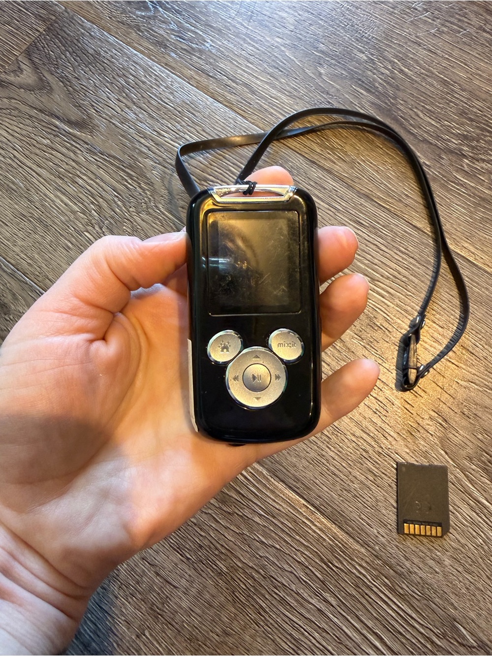 Portable Black Disney Mix Stick MP3 Player with Lanyard With Music